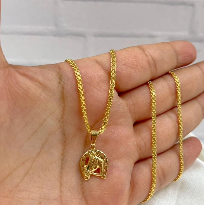 Cadena y Dije Oro laminado