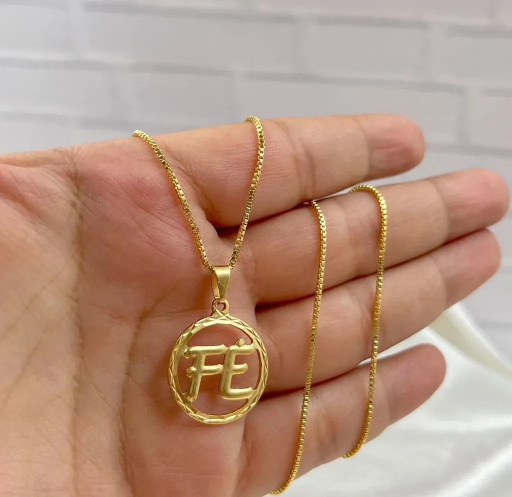 Cadena y Dije Oro Laminado